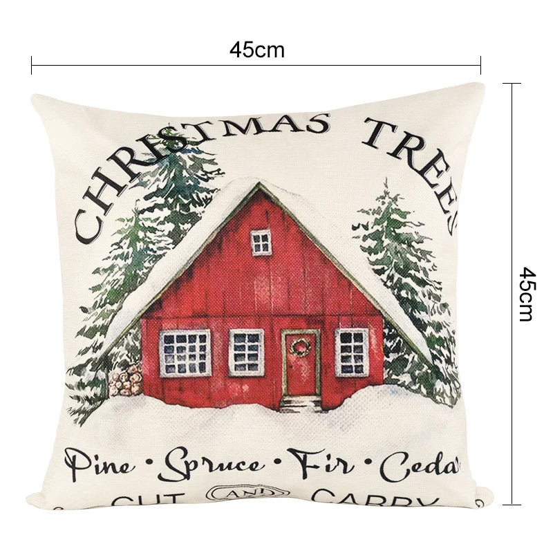 Christmas Cushion Cover Pillowcase