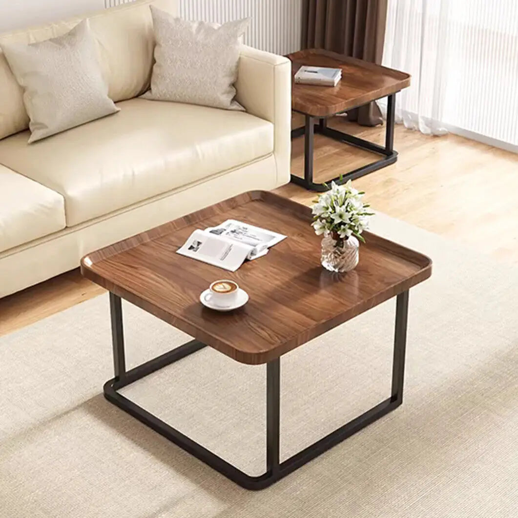 Living Room Wooden Coffee Table Set