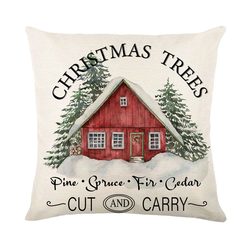 Christmas Cushion Cover Pillowcase