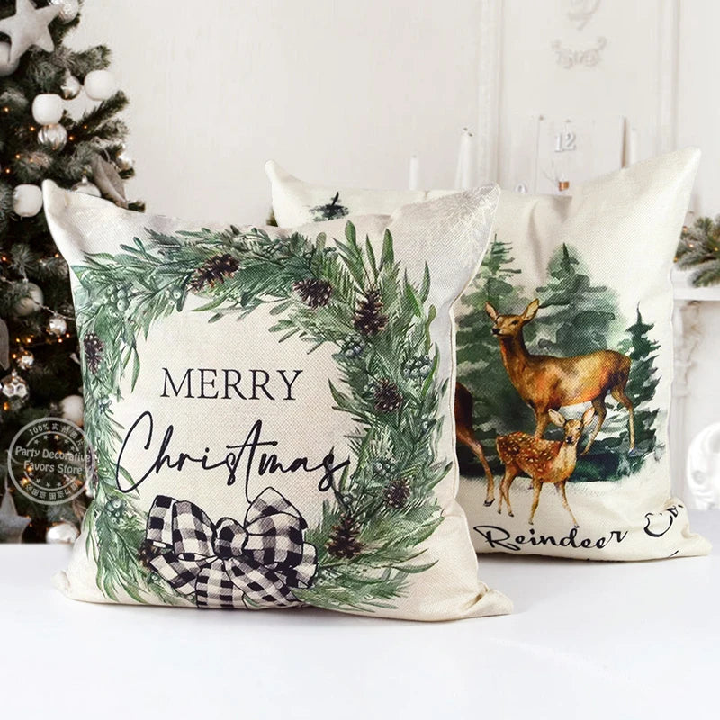 Christmas Cushion Cover Pillowcase