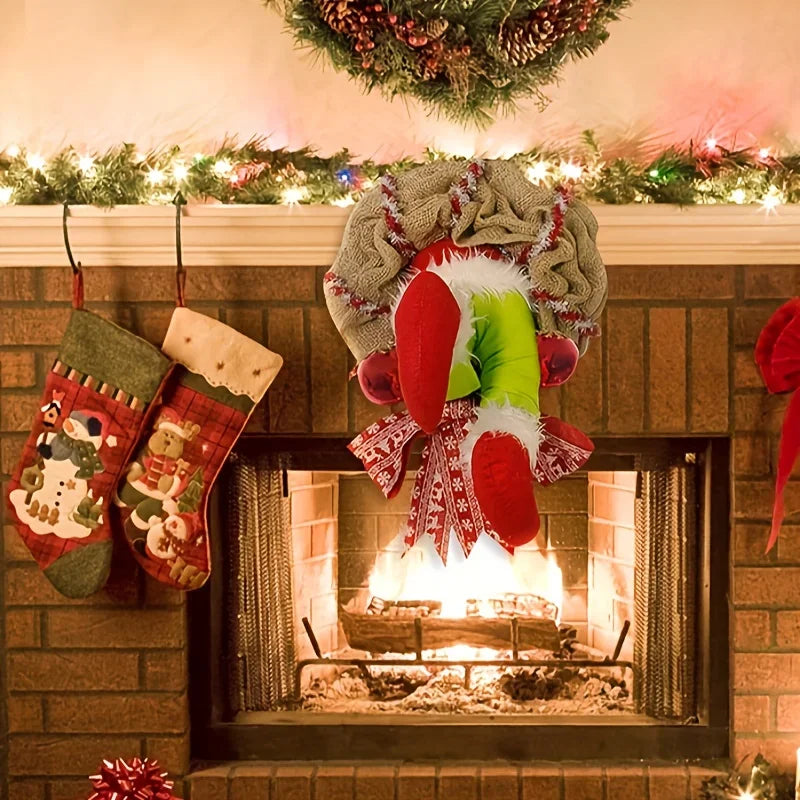 Hanging Thief Grinch Christmas Decor