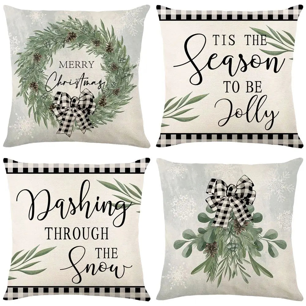 Christmas Cushion Cover Pillowcase