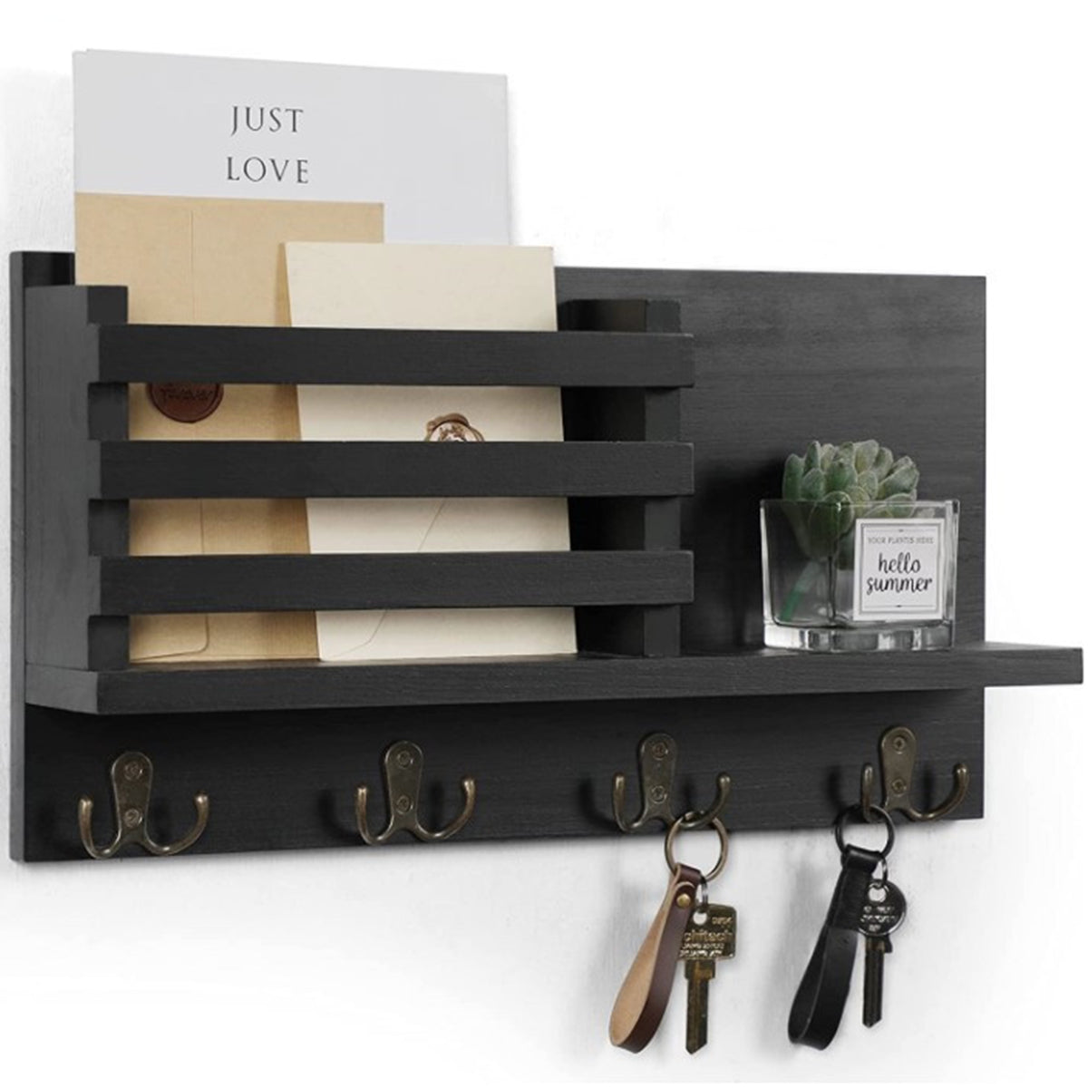 Key Holder with Mail Organizer