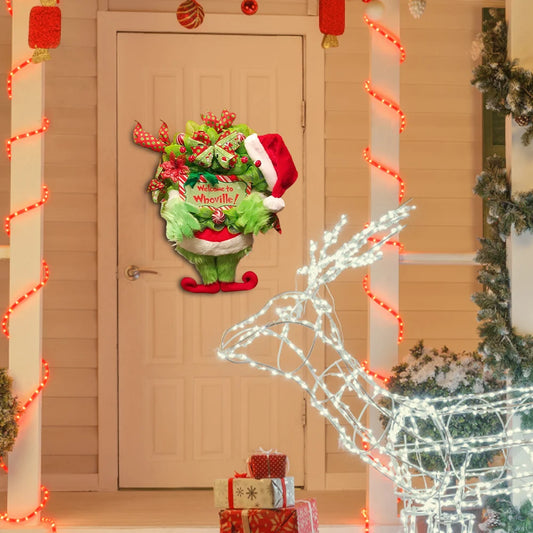 Hanging Grinch Christmas Decor