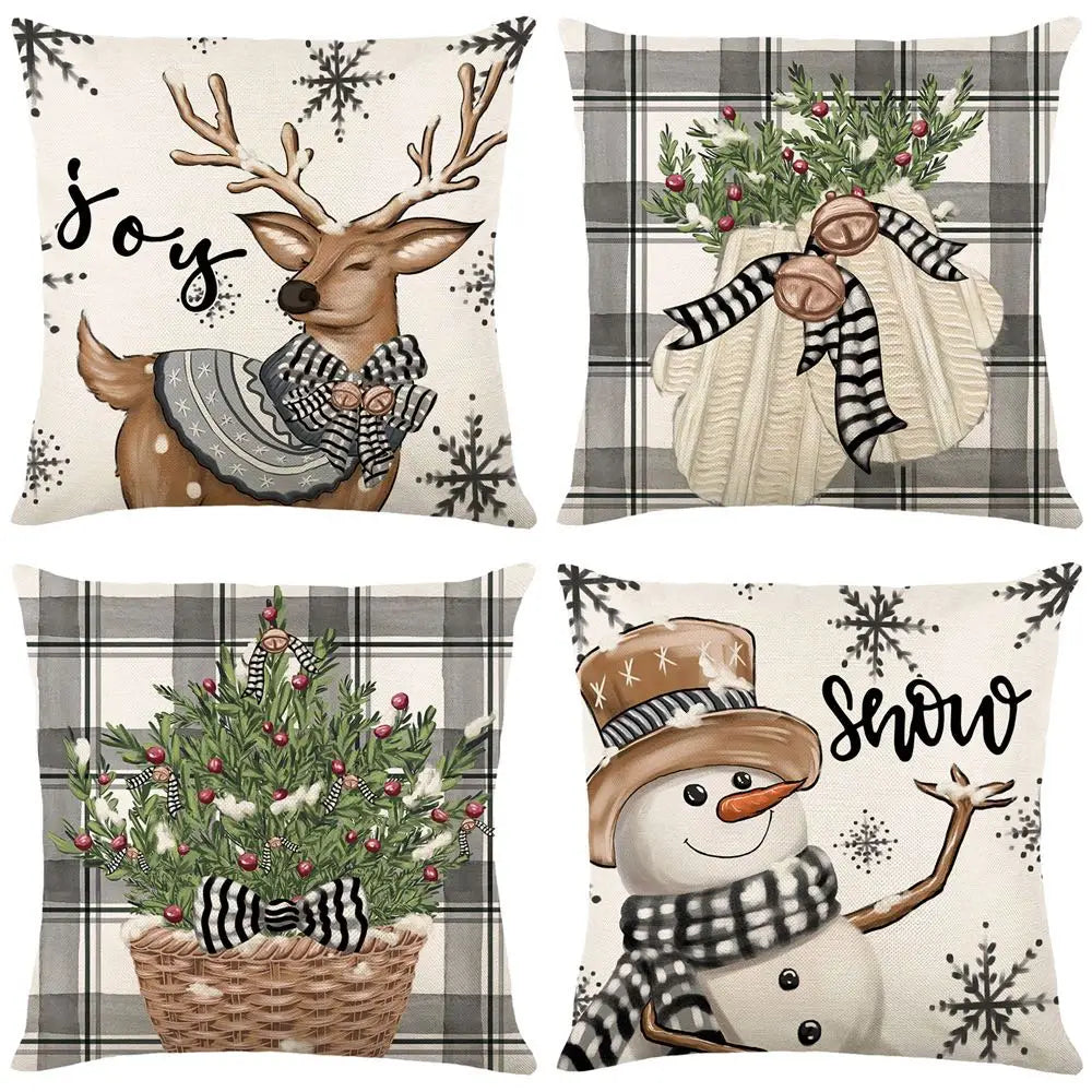 Christmas Cushion Cover Pillowcase