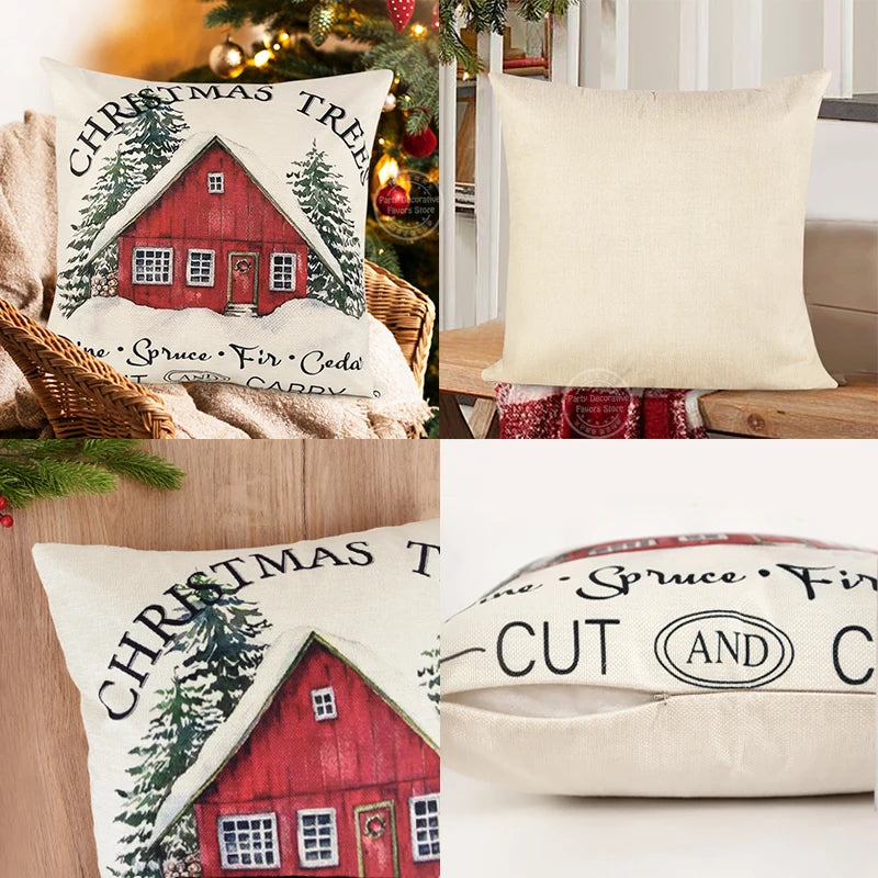 Christmas Cushion Cover Pillowcase