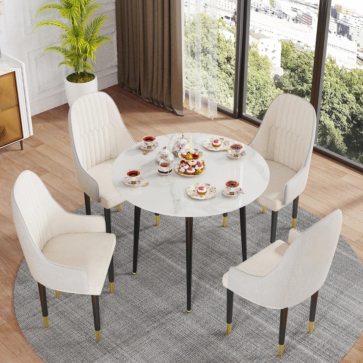 Sintered Stone Round Dining Table